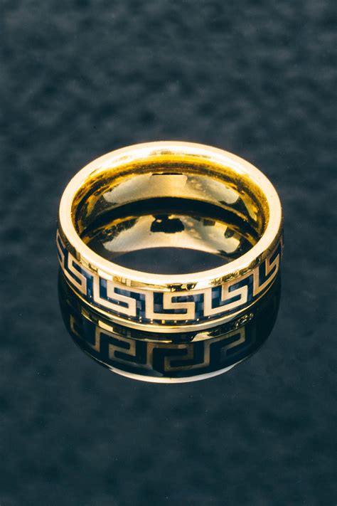 men's versace ring|versace men's wedding rings.